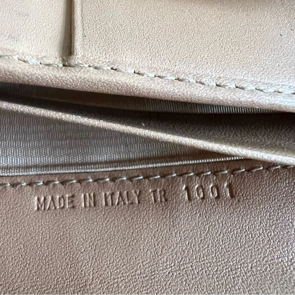 Authentic Vintage Dior Brown Monogram Trotter Saddle Flap Medium Wallet